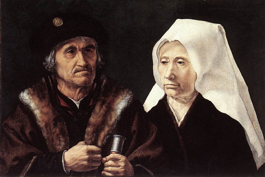An Elderly Couple by Jan Gossaert
